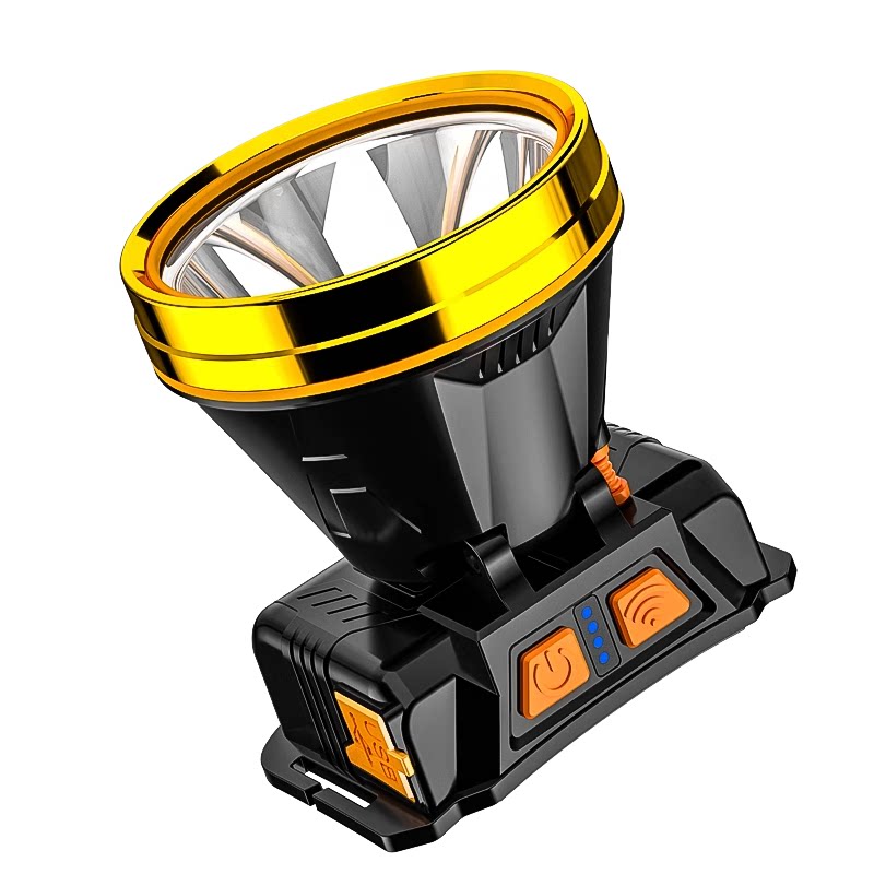 800 lumen rechargeable LED headlamp, PC body