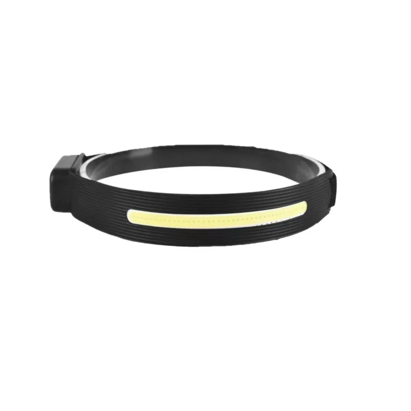 Silicone COB rechargeable LED headlamp, wave sensor